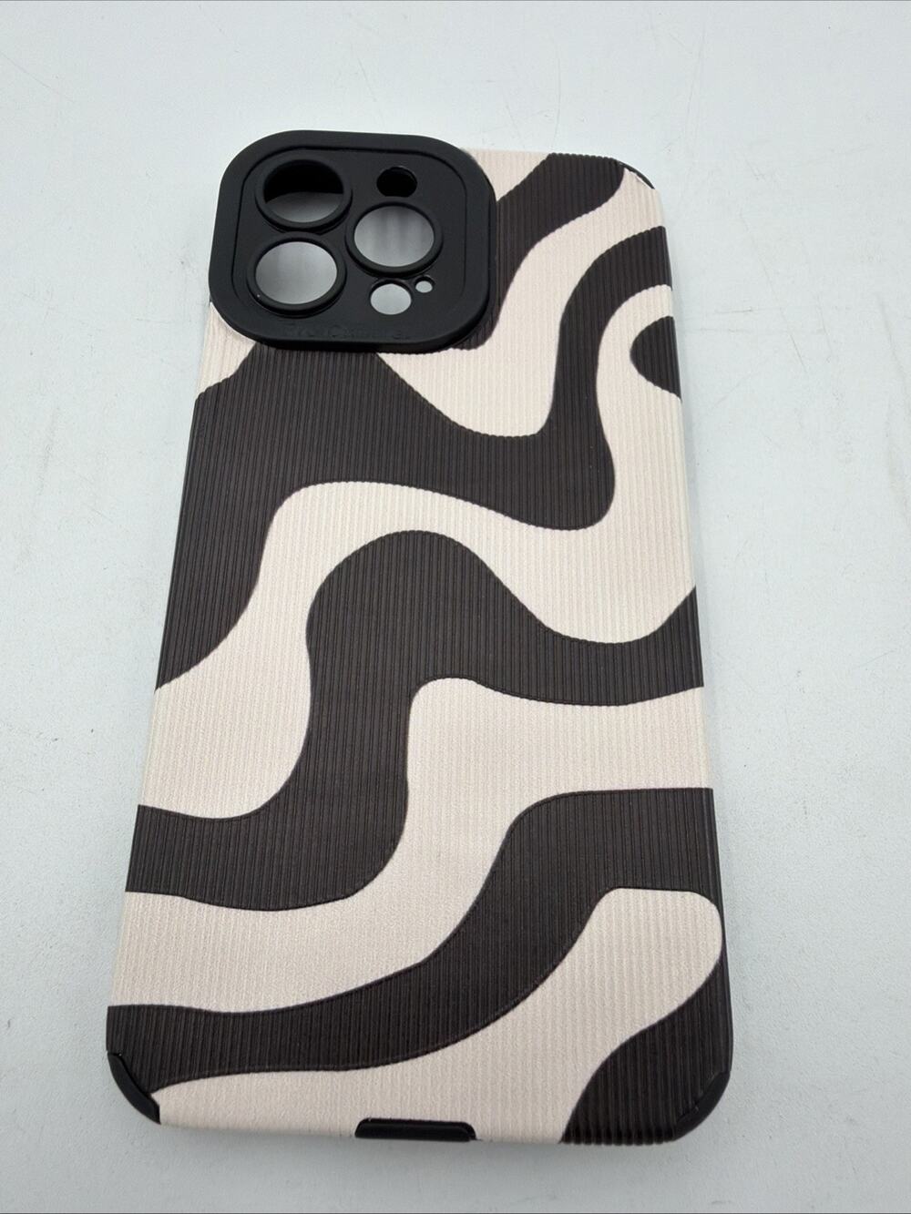 Newseego for iPhone 13 Pro Max Case, Cute Zebra Wave Pattern Case